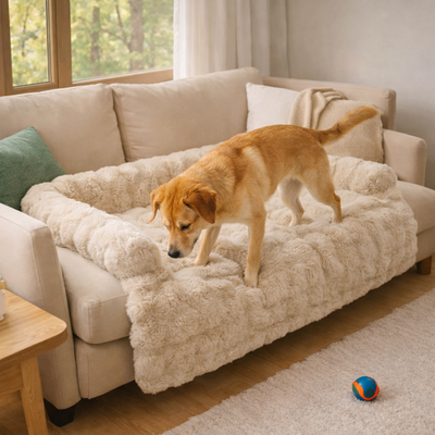 Pluszowa Mata na Kanapę dla Psa – Pralna, Antypoślizgowa, 4 Kolory