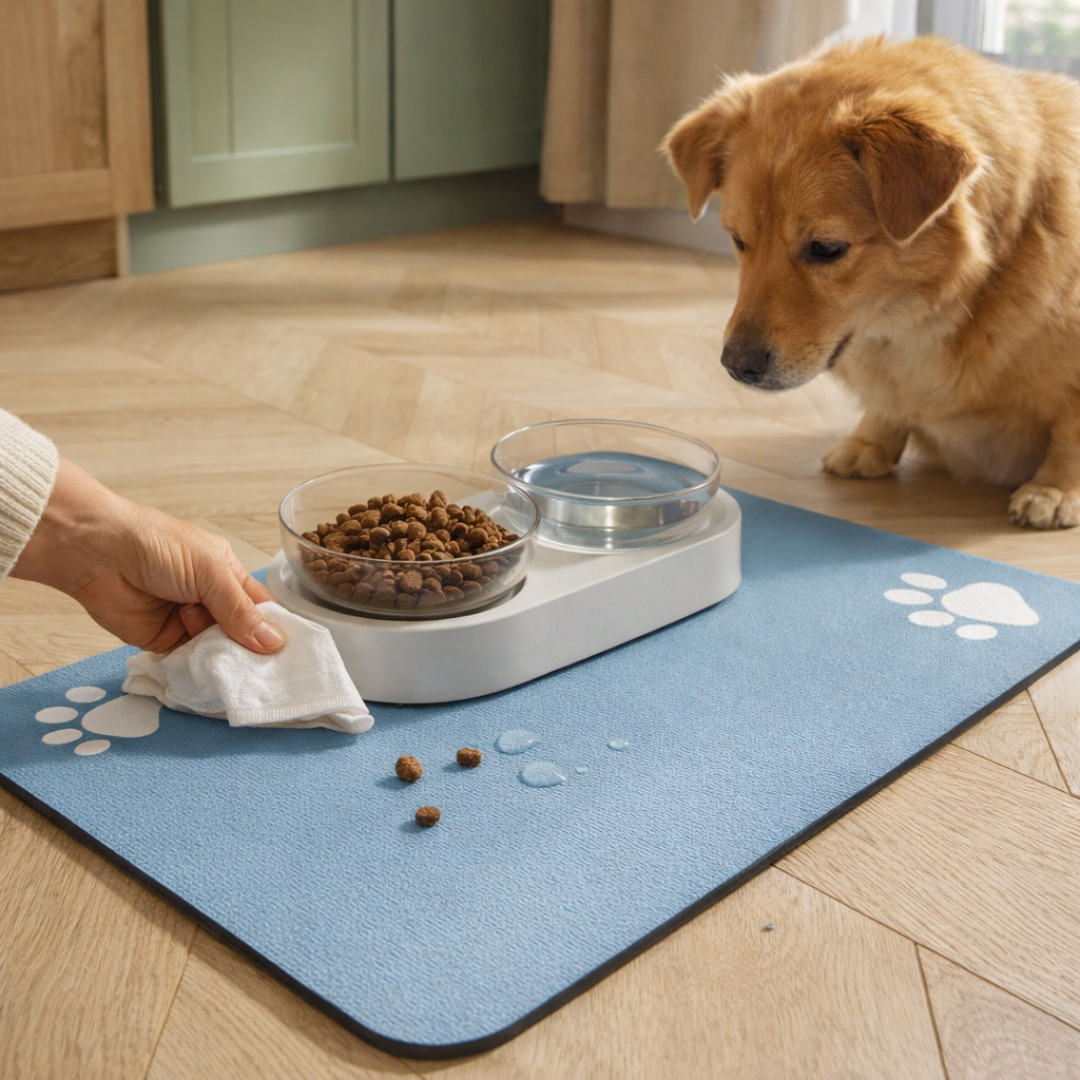 Chłonna Mata pod Miski – Podłoga Zawsze Sucha, Pralna w Pralce