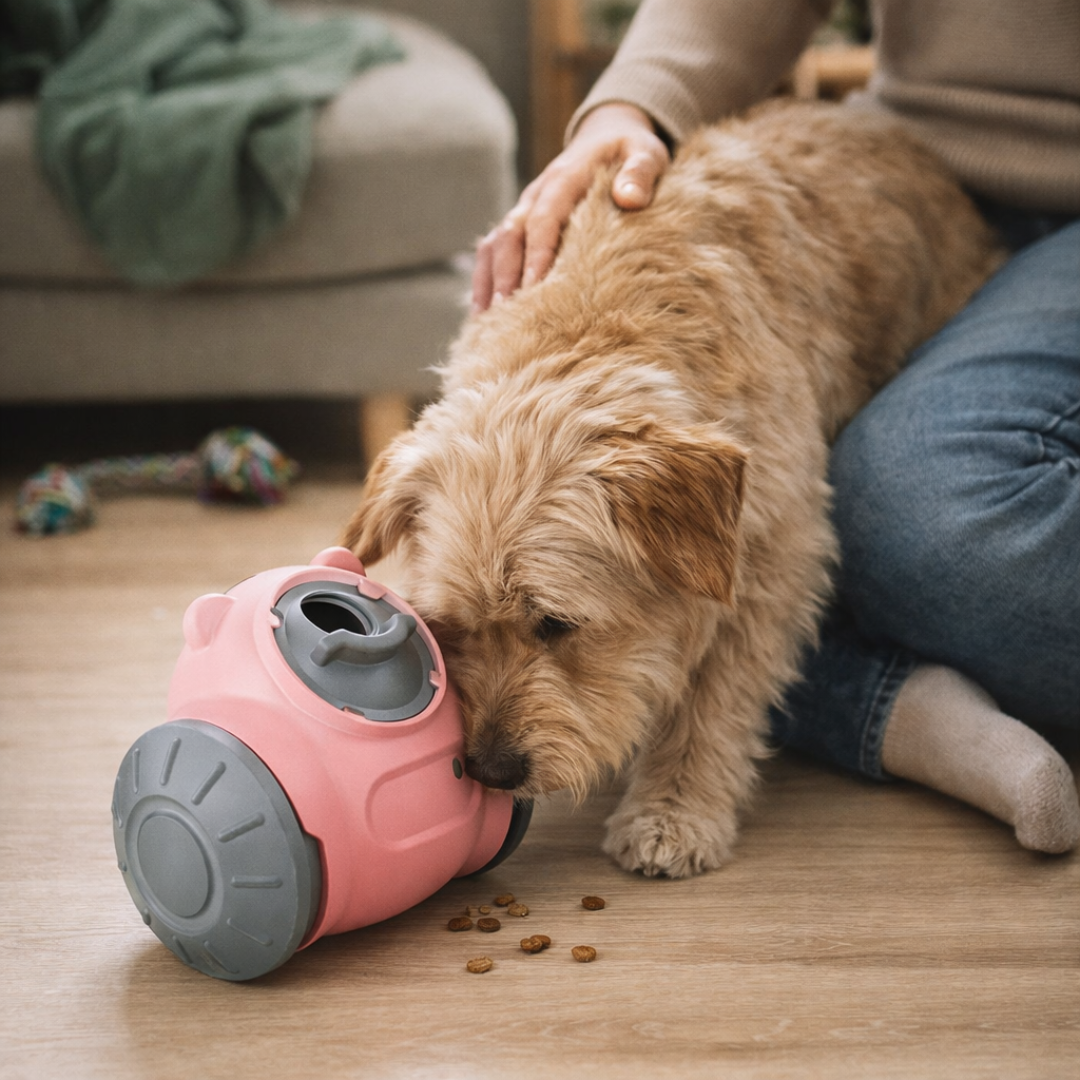 Miś-Robot Dozownik Karmy – Bawi i Karmi Psa lub Kota Bez Twojego Udziału