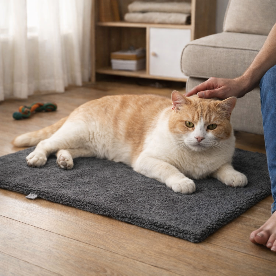 Samogrzejący Koc dla Kota – Ciepły Bez Prądu, Miękki i Bezpieczny