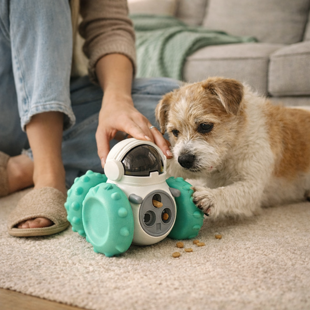 Interaktywny Dozownik Smakołyków dla Psa i Kota – IQ Toy PlayPals™