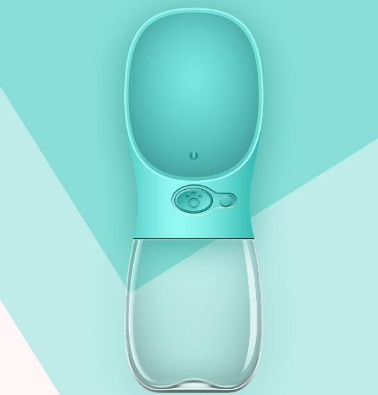 Przenośna Butelka na Wodę dla Psa – Podróżna Miska z Dozownikiem, Bez Wycieków