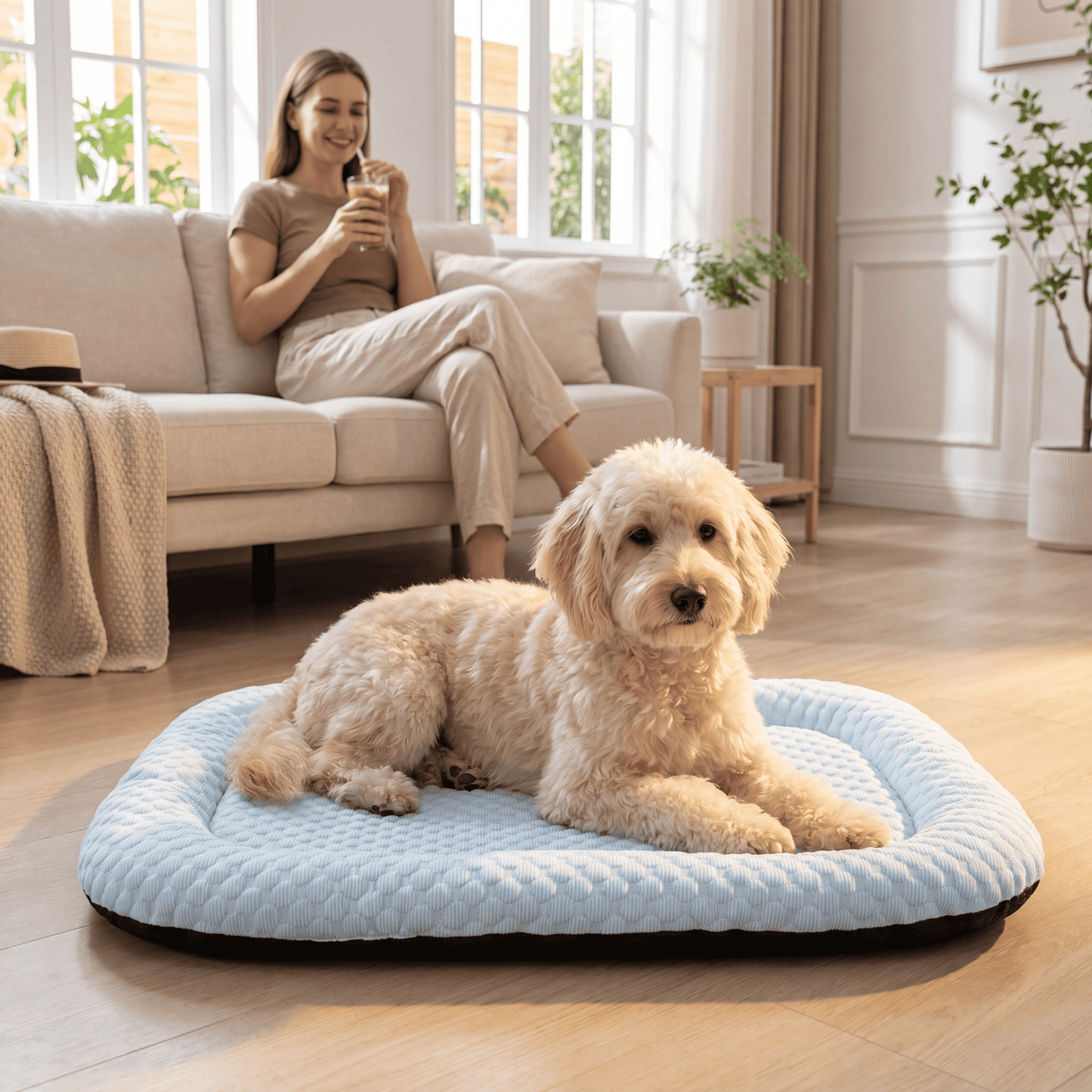 Mata Chłodząca dla Psa – Komfortowe Legowisko PlayPals™