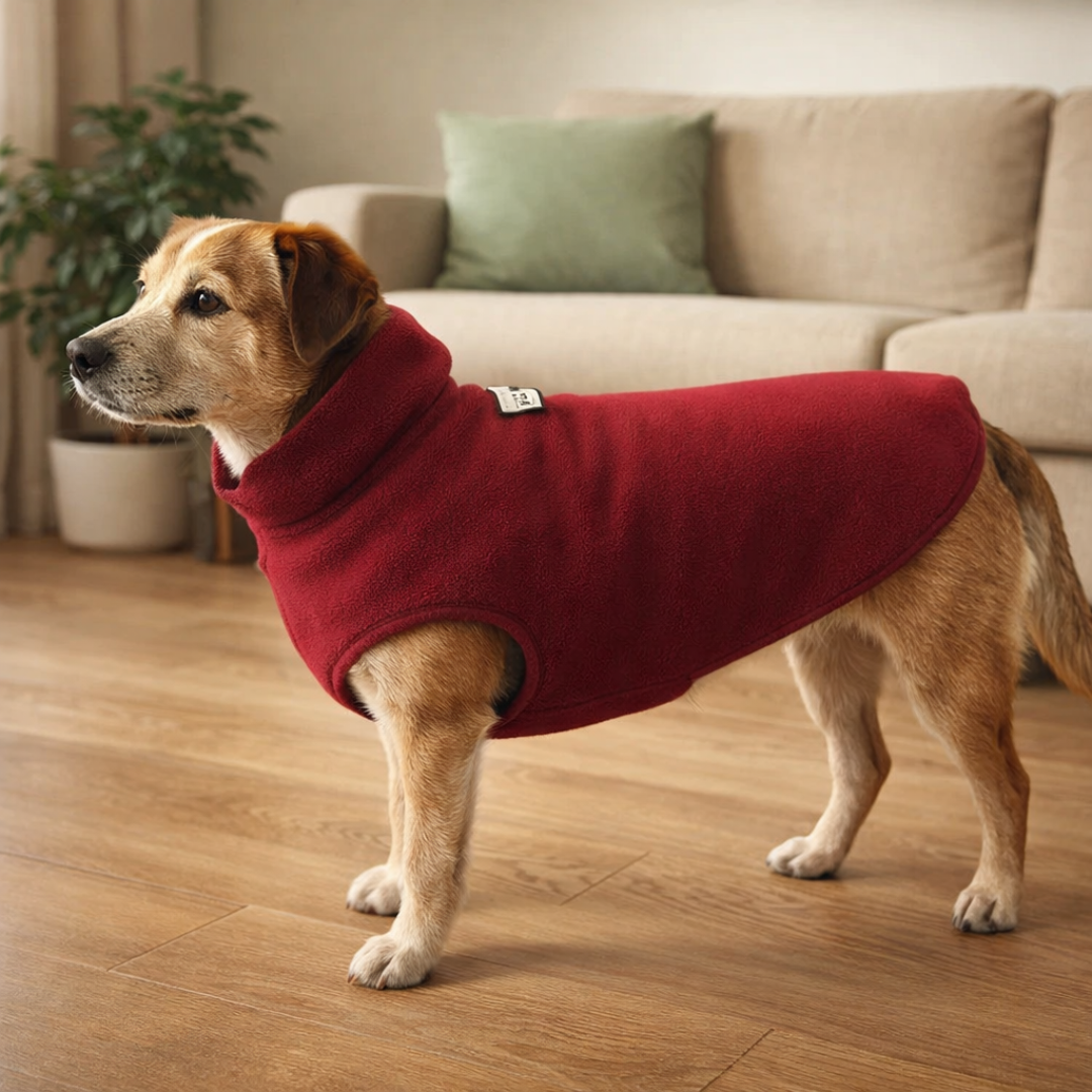 Dwustronna Kurtka Polarowa dla Psa – 2 Wzory, Ciepło, Zakładanie w 10 sek.