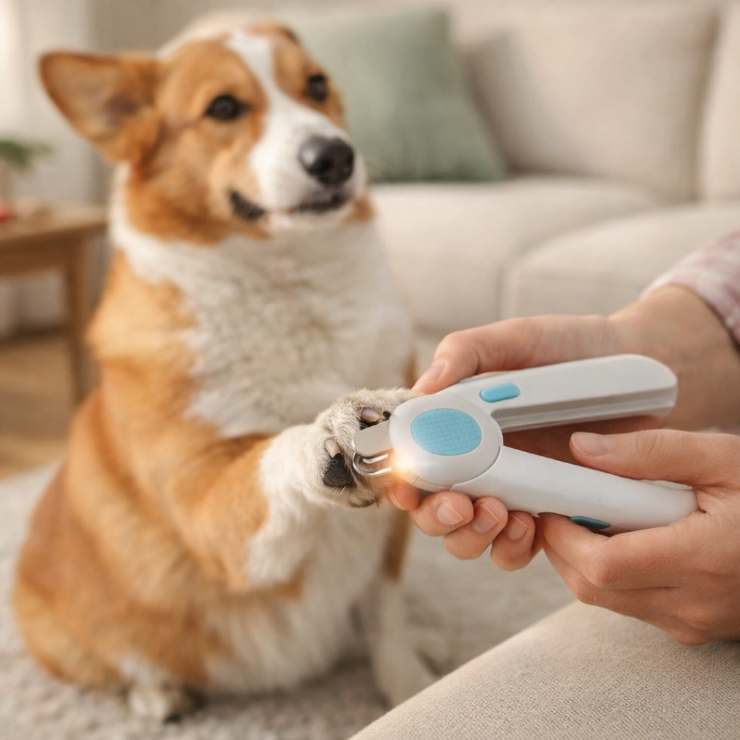 Obcinacz do Paznokci dla Psa i Kota z LED – Nie Skaleczy, Tnie Precyzyjnie