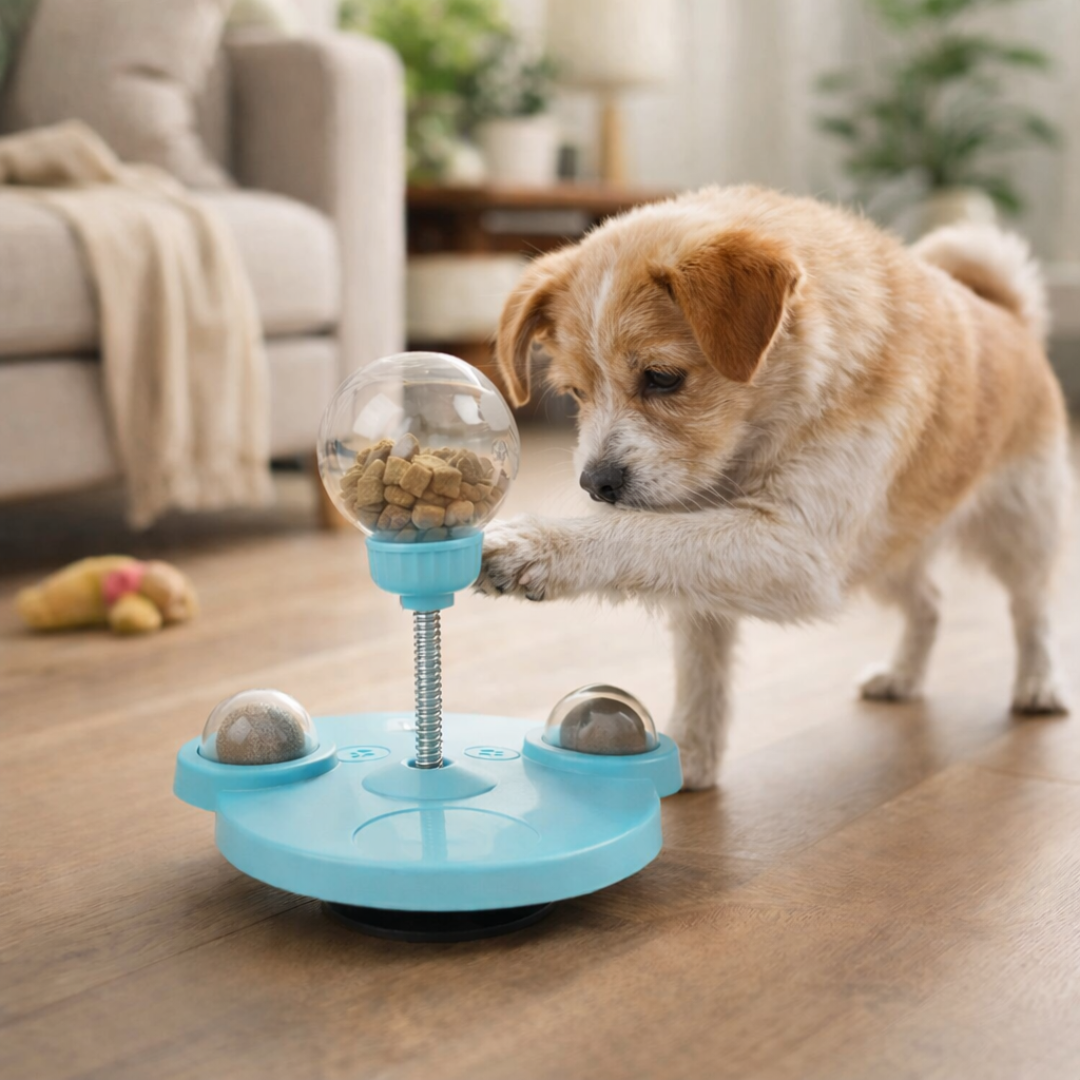 Kołysząca Miska Spowalniająca Jedzenie – Zapobiega Wzdęciom i Nudzie