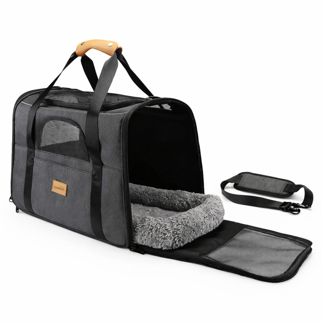 Składana Torba Podróżna dla Psa i Kota – Lekka, Wentylowana, do 6 kg