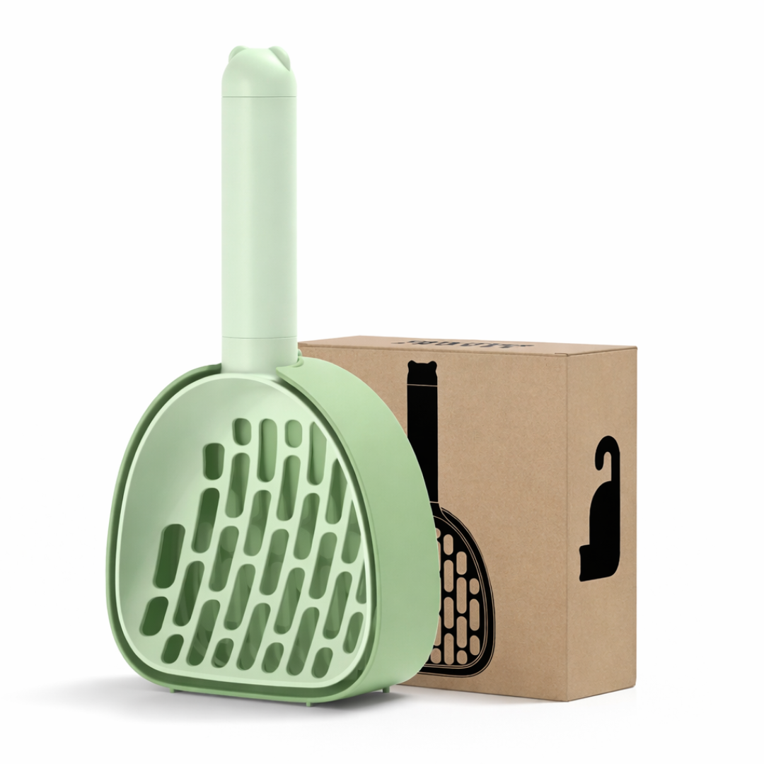 Łopatka do Kuwety z Eleganckim Stojakiem – Czysto, Higieniicznie, Bez Zapachu