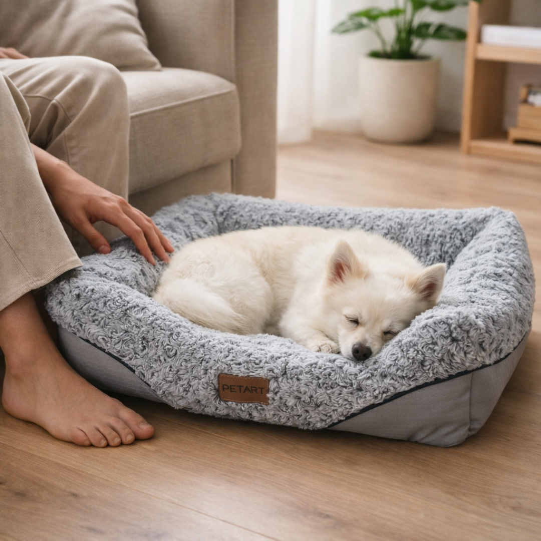 Ortopedyczne Legowisko dla Psa – Pianka Odciążająca, Pokrowiec do Prania